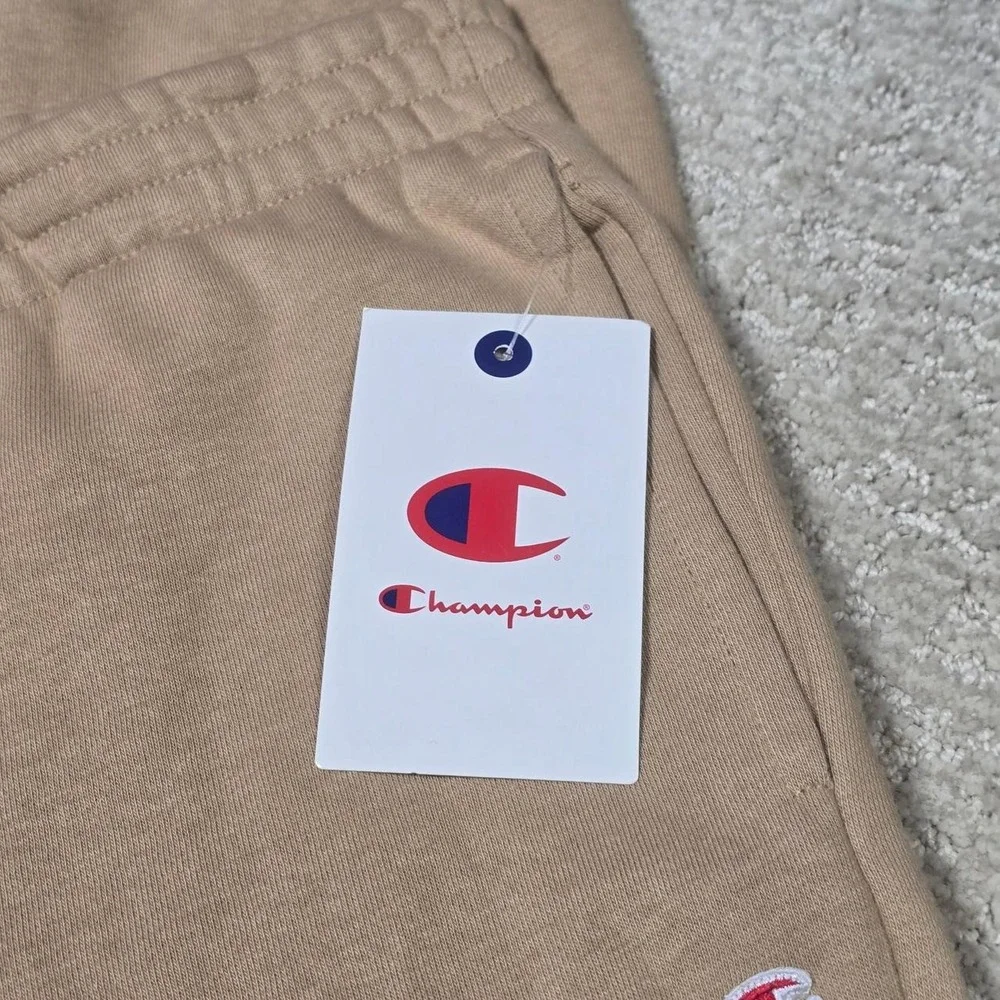 Kids Tan Champion sweatpants